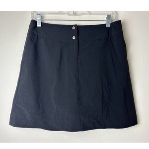 Annika cutter and buck black golf skirt size 4
